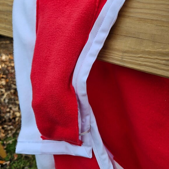 Holiday Light Up Red Fleece Horse Quarter Sheet, Battery pack or AA, Large sized - Picture 3 of 7